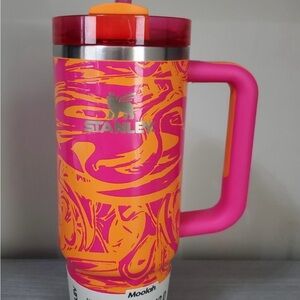Stanley Pink and Orange Tumbler